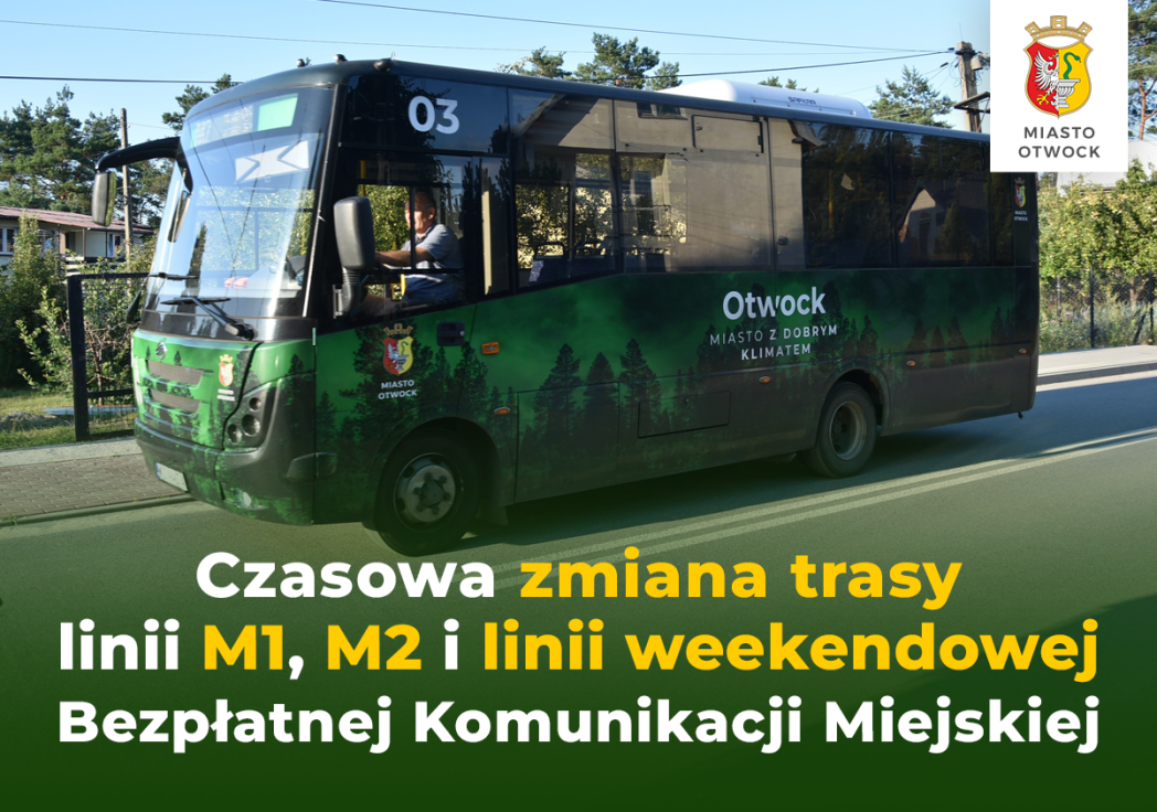 Objazd dla linii M2, zmiany w rozkładzie linii M1